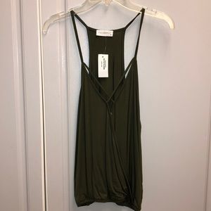 Olive tank top